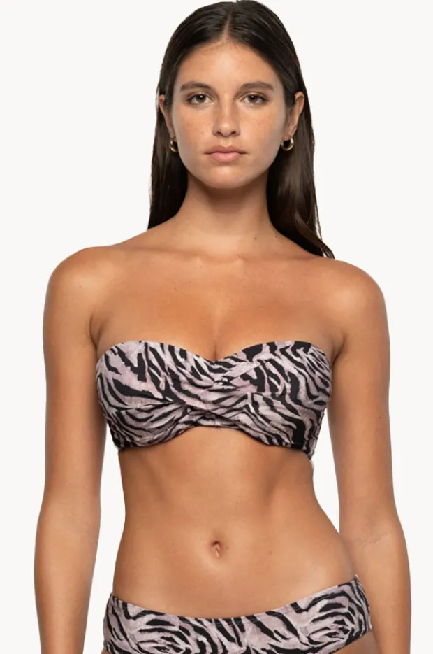 Bikini Tops|Nip Tuck Tuamotu Jacinta D/DD Bandeau Animal