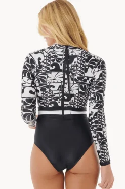 Rashies & Sunsuits|Rip Curl TY Williams Long Sleeve Sunsuit Washed Black