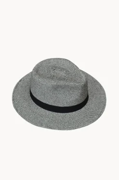 Headwear|Headwear|Cherry Red Unisex Black Band Fedora Black/white
