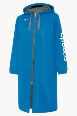 Towel Robes & Ponchos|Towel Robes & Ponchos|Speedo Unisex Logo Deck Coat Blue