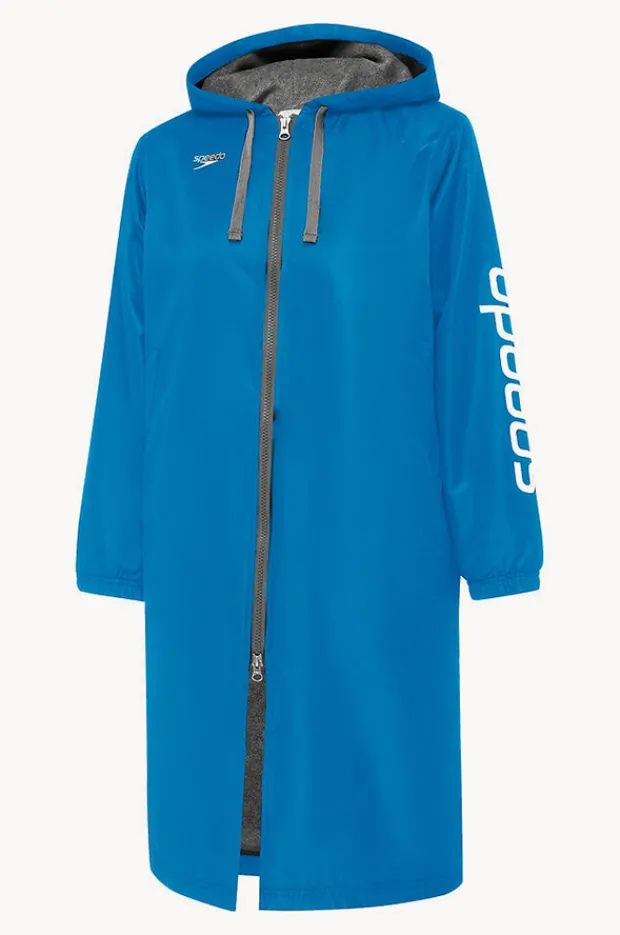 Towel Robes & Ponchos|Towel Robes & Ponchos|Speedo Unisex Logo Deck Coat Blue