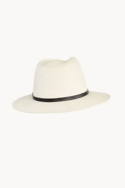 Headwear|Headwear|Sundaise Unisex Short Brim Panama Hat Ivory