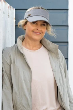 Headwear|Headwear|Sundaise Unisex Washed Visor Blue