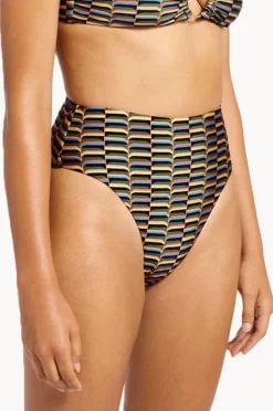 Bottoms|Jets Urban Geo High Waist High Leg Pant Cacti