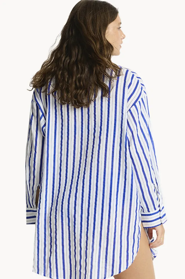 Overswim|Sea Level Vacay Cruise Shirt Blue