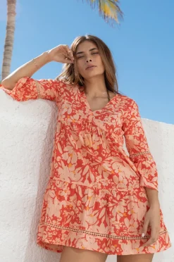 Dresses|Koy Resort Bell Sleeve Cover Up Valencia