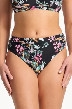 Bottoms|Sunseeker Viola Band Pant Black