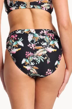 Bottoms|Sunseeker Viola Band Pant Black