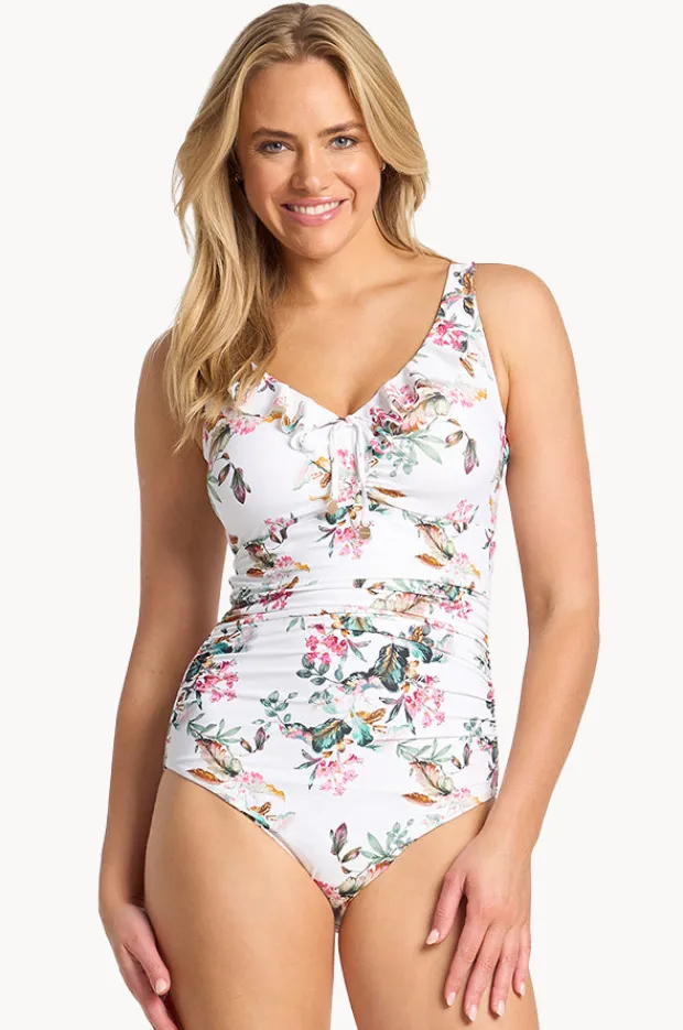 One Pieces|Sunseeker Viola E/F Cup Frill One Piece White