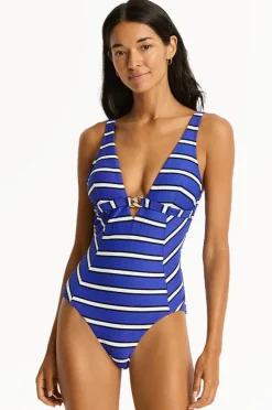 One Pieces|Sea Level Voyage Chain Link Longline One Piece Amalfi