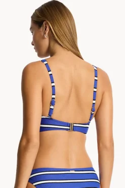 Bikini Tops|Sea Level Voyage Cross Front Bra Amalfi
