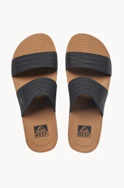 Footwear|Reef Water Vista Slide Black/Tan