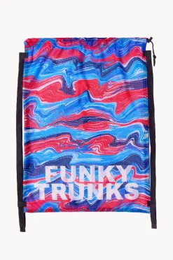 Sport Bags|Bags|Funky Trunks Wave Craze Mesh Gear Bag Blue/red