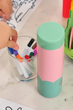 Drinkware|Drinkware|Annabel Trends Wave Mini Bottle 300ml Pink/green