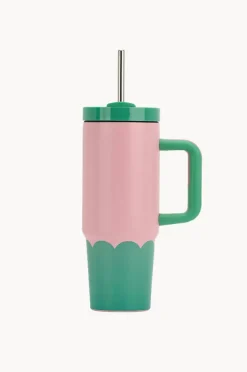Drinkware|Drinkware|Annabel Trends Wave Super Sip 850ml Pink/Green