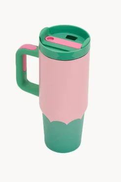 Drinkware|Drinkware|Annabel Trends Wave Super Sip 850ml Pink/Green