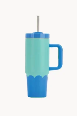 Gifts|Drinkware|Annabel Trends Wave Super Sip 850ml Blue/aqua