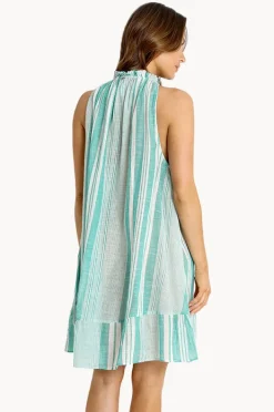 Dresses|Sunseeker Wilder Stripe Throw Over Green