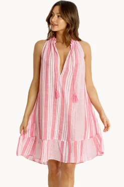 Dresses|Sunseeker Wilder Stripe Throw Over Pink