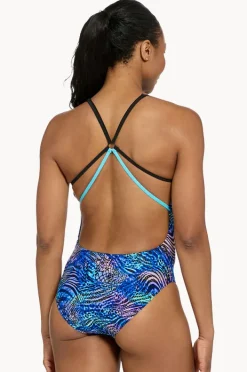 One Pieces|Zoggs Wildling Starback One Piece Blue/black