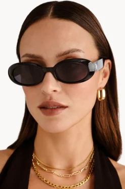 Sunglasses|Sunglasses|Le Specs Work It Sunglasses BLACK