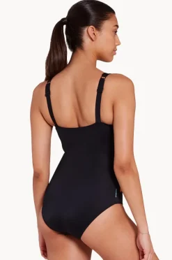 One Pieces|Zoggs Wrap Panel Classicback One Piece Black/multi