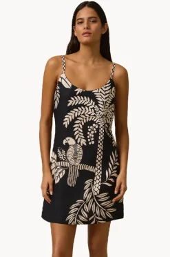 Dresses|Monte u0026 Lou Yaz Mini Slip Dress BLACK