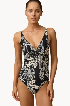 One Pieces|Monte u0026 Lou Yaz Multi Fit Twist One Piece Black