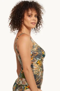 Tankini Tops|Togs Swimwear Zambia Pleated Tankini Separate Multi