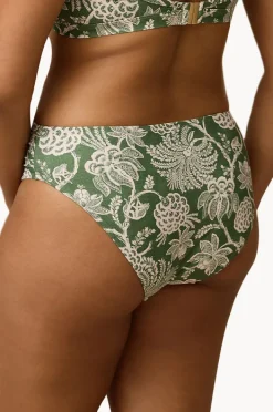 Bottoms|Monte u0026 Lou Zeni Mid Rise Ruched Pant Olive