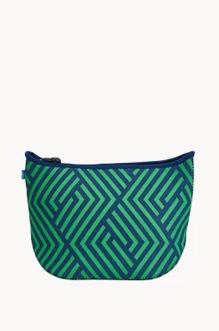 Travel|Bags|Annabel Trends Zig Zag Neoprene Wet Bag Navy/green