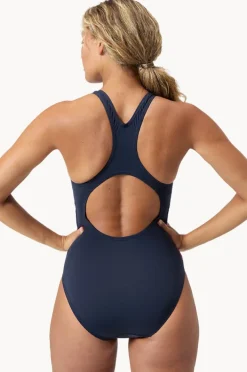 One Pieces|Speedo Zoom Boom Digital Printed Medalist One Piece Navy/multi